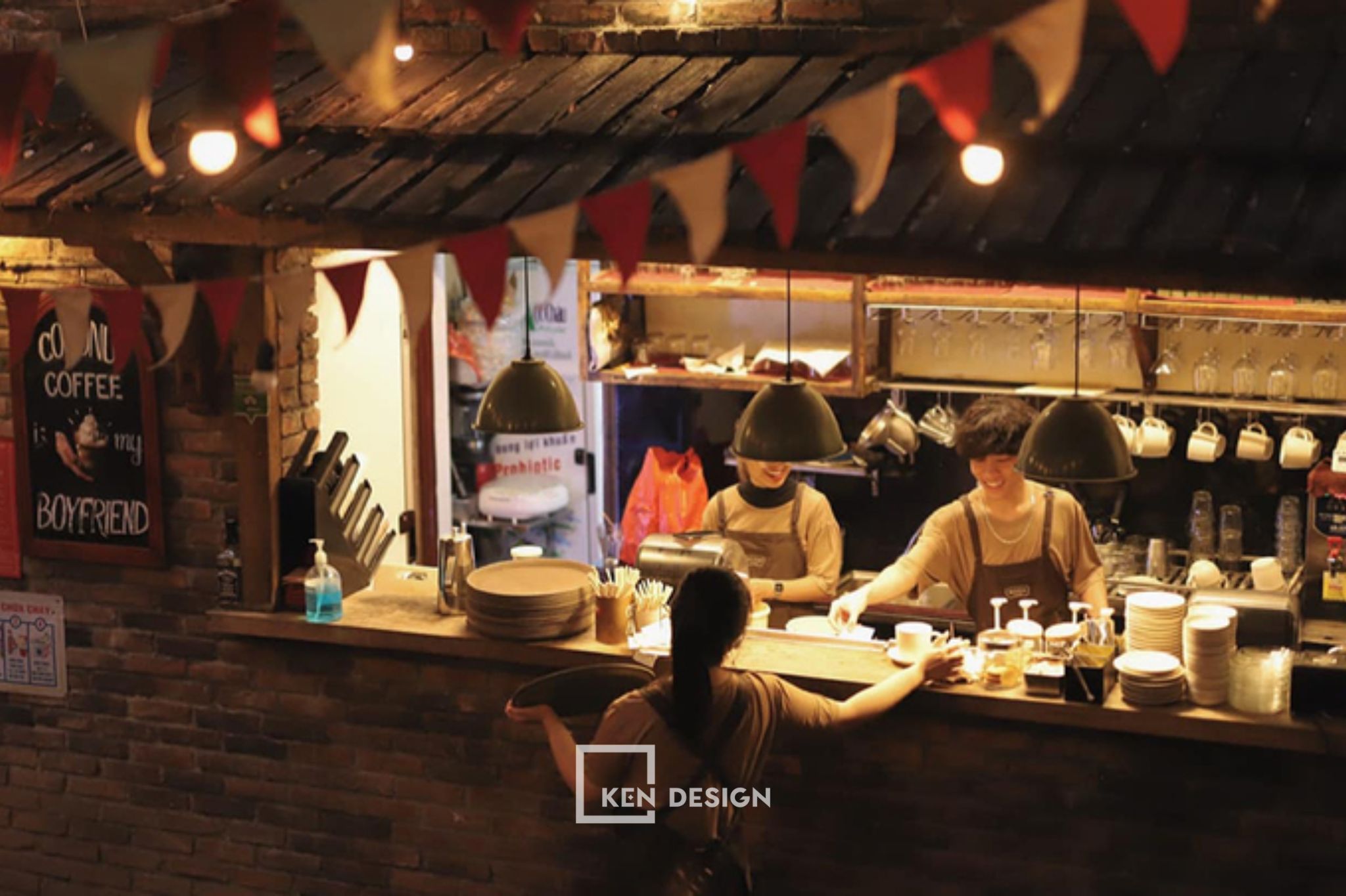 mô hình quán cafe mở xuyên đêm